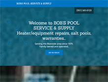 Tablet Screenshot of bobspoolserviceandrepair.com